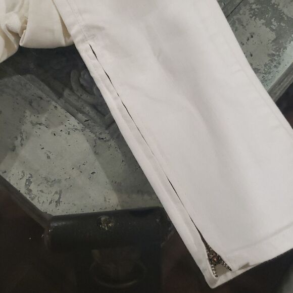 Bcbg MAXAZRIA MAY Z SKINNY WHITE JEANS - Picture 3 of 5